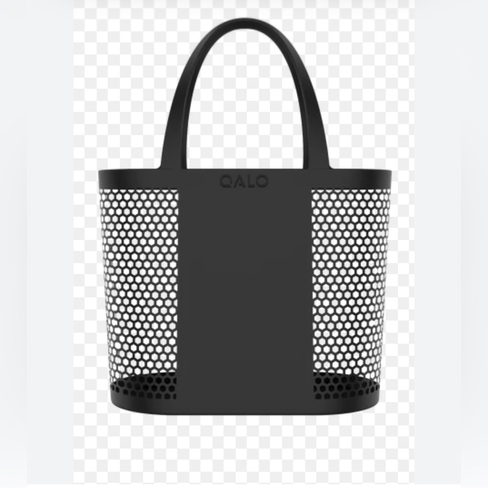 QALO Black Perforated Tote